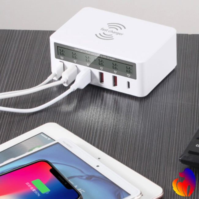 Bộ Sạc Nhanh Pd Protocol 18w2.4a Qc3.0 Usb 6 Cổng