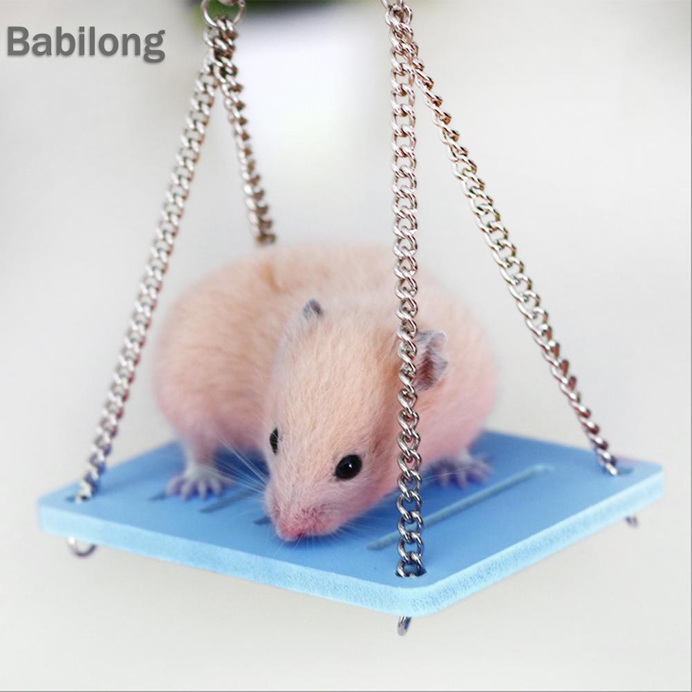 Bộ Xích Đu Bằng Gỗ Cho Chuột Hamster