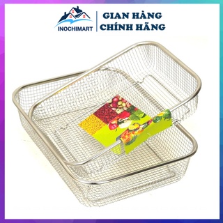 Giá Để Bánh, Đồ Nướng, Chiên Nem Rán - Bộ Rổ INOX Chắc Chắn Rửa Hoa Củ Quả