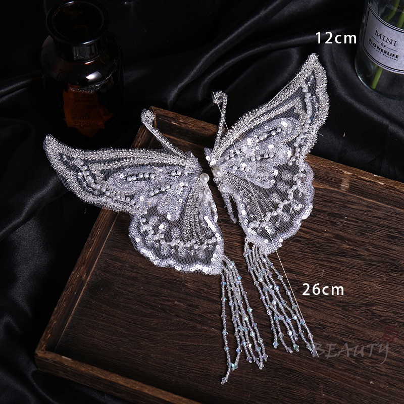 Cài Tóc Đính Đá Thanh Lịch Cho Cô Dâu