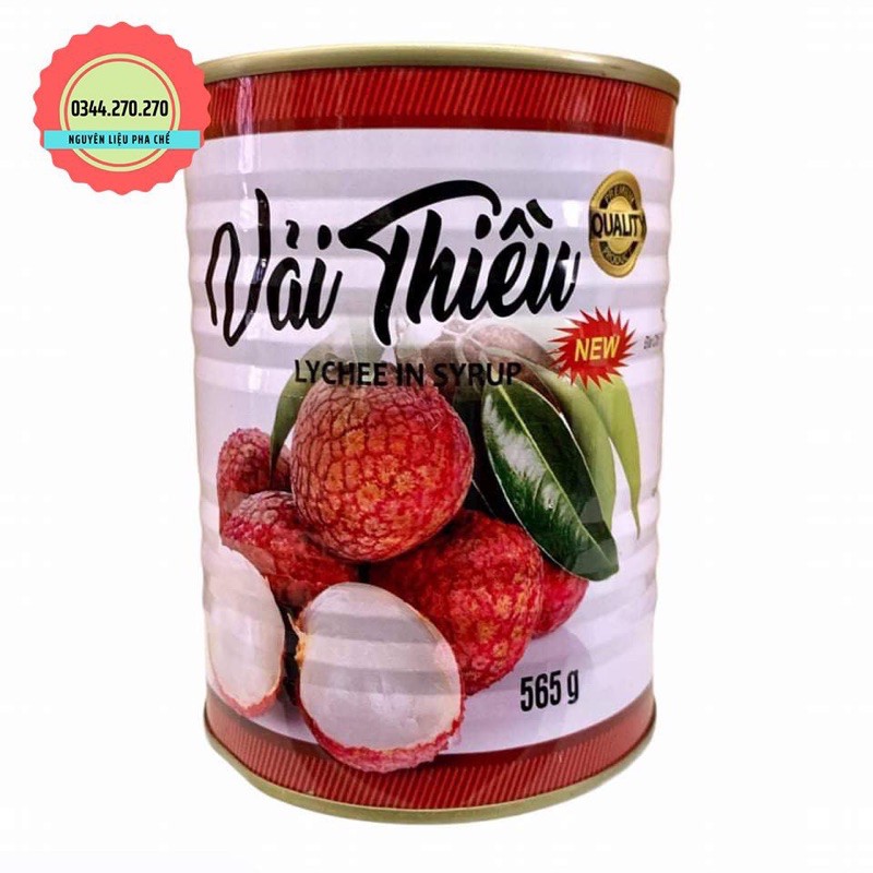 Vải Thiều ngâm đường Foodclub - lon 565gr