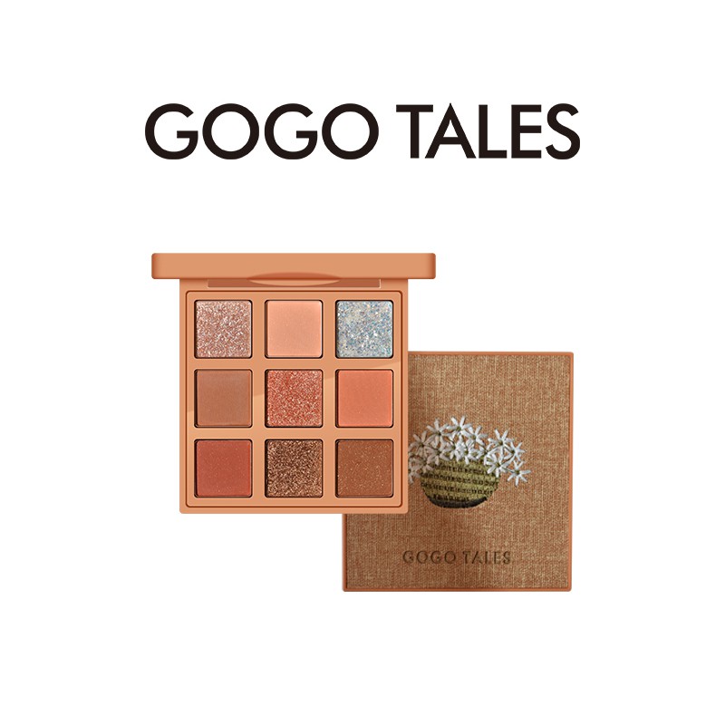 Bảng Phấn Mắt Gogotales 9 Màu Lì Và Ánh Nhũ Tông Đất Thời Trang NO.161