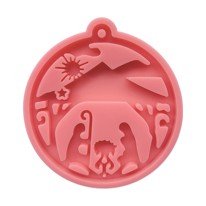 Sa Khuôn Silicone Làm Móc Khóa Hình Cây Thông Giáng Sinh DIY