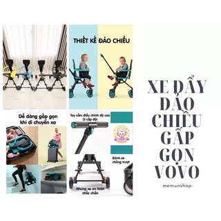 {CHÍNH HÃNG} XE ĐẨY GẬP GỌN DU LỊCH VOVO