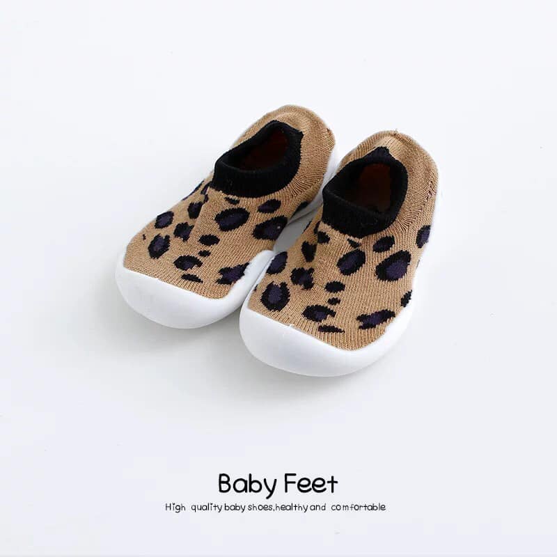 Giày Bún Cho Bé Trai Bé Gái Tập Đi Vải Mềm Co Giãn Đế Silicon Baby Feet - NHẮN TIN CHỌN MÀU VÀ SIZE