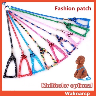 Dây dắt cún cưng in họa tiết dấu chân và xương an toàn tiện dụng