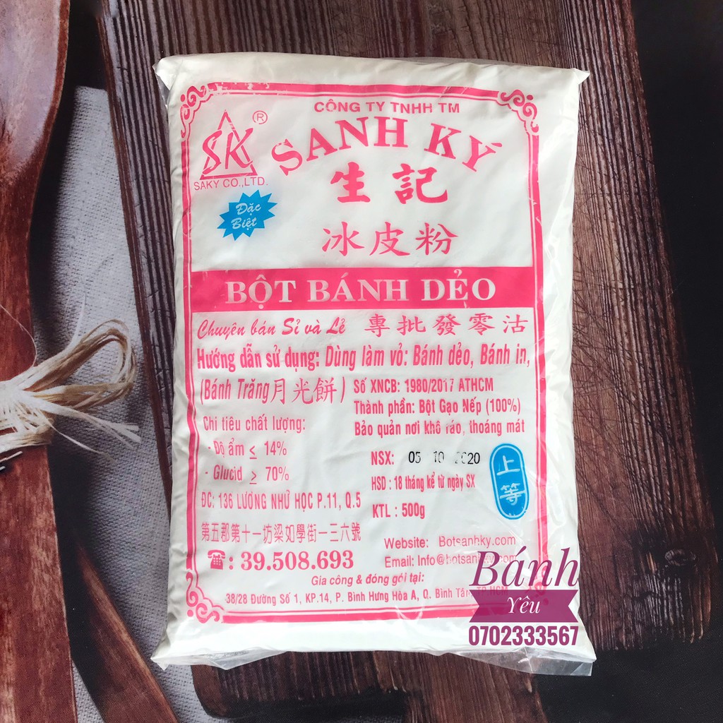 Bột bánh dẻo Sanh Ký Đặc Biệt 500g - NL12A