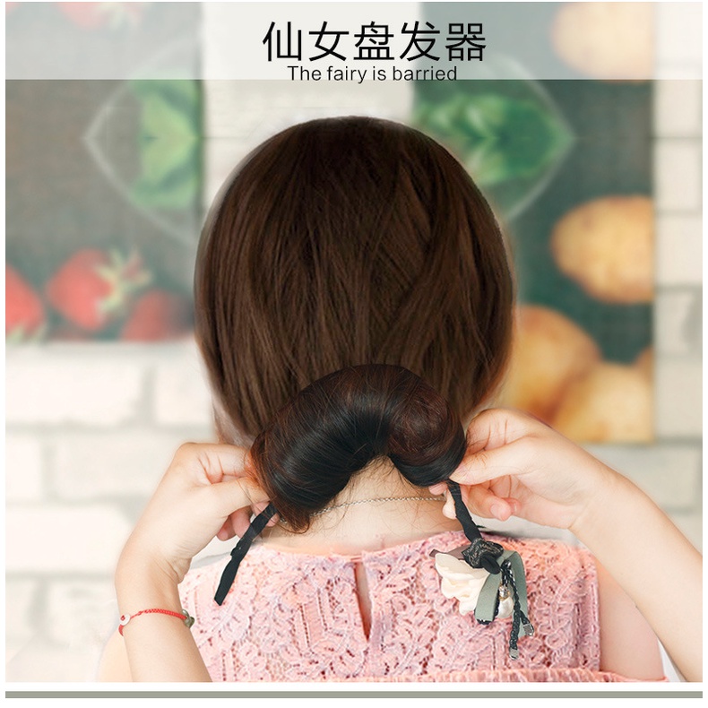 Kẹp Tóc Đính Đá Ngọc Trai Đen Đơn Giản Dành Cho Người Lười