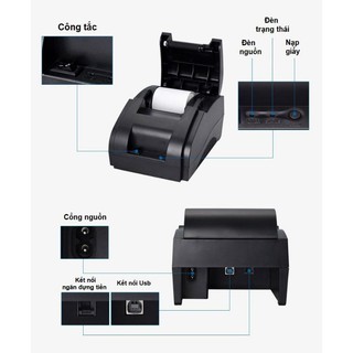 máy in mini ko cần mực xprinter 58iih hàng công ty (bảo hành chính hãng)