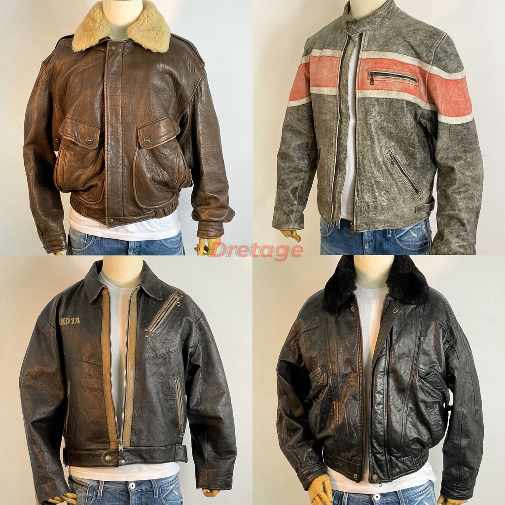 ÁO KHOÁC DA VINTAGE UNISEX 11th