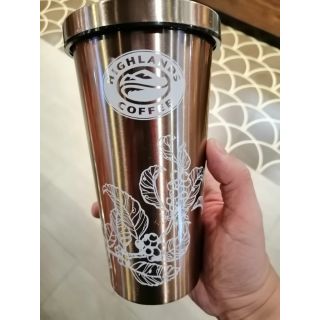Ly giữ nhiệt inox Highlands Coffee
