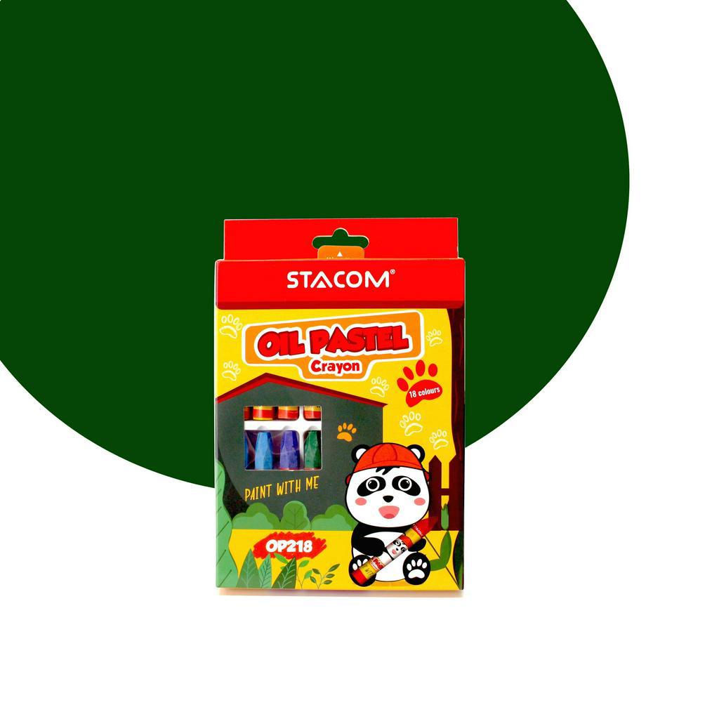 Sáp màu dầu Oil Pastel Stacom 18/24/36 màu