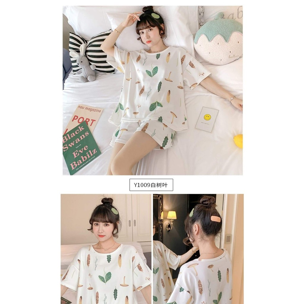 Đồ Bộ Nữ Mùa Hè Dễ Thương Nhiều Hình Nhiều Mẫu - Đồ Bộ Tay Ngắn Đủ Size BTTL103 | BigBuy360 - bigbuy360.vn