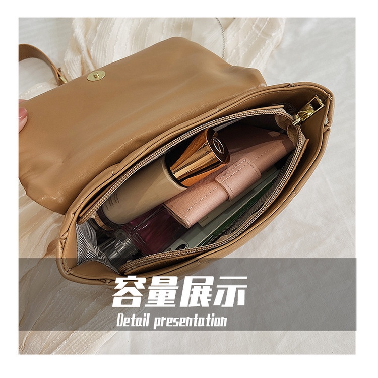Túi Đeo JASMIN NOIR Chéo Bằng Da PU Đính Đinh Tán Dành Cho Nữ