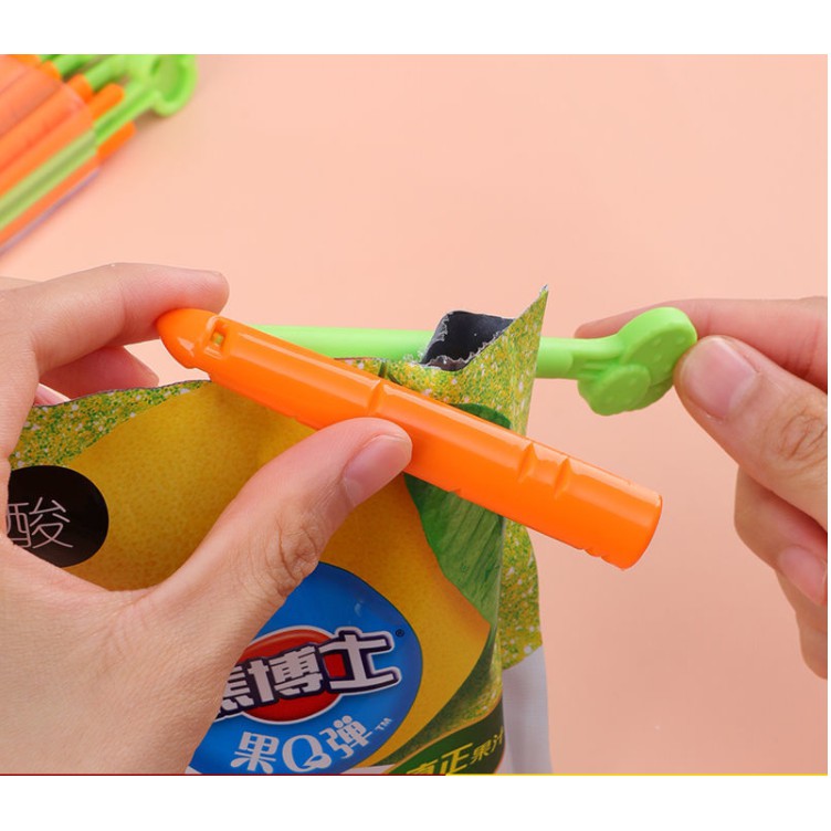 Kẹp miệng túi cà rốt cao cấp bảo quản đồ ăn,thực phẩm nhà bếp Goodbabyvn