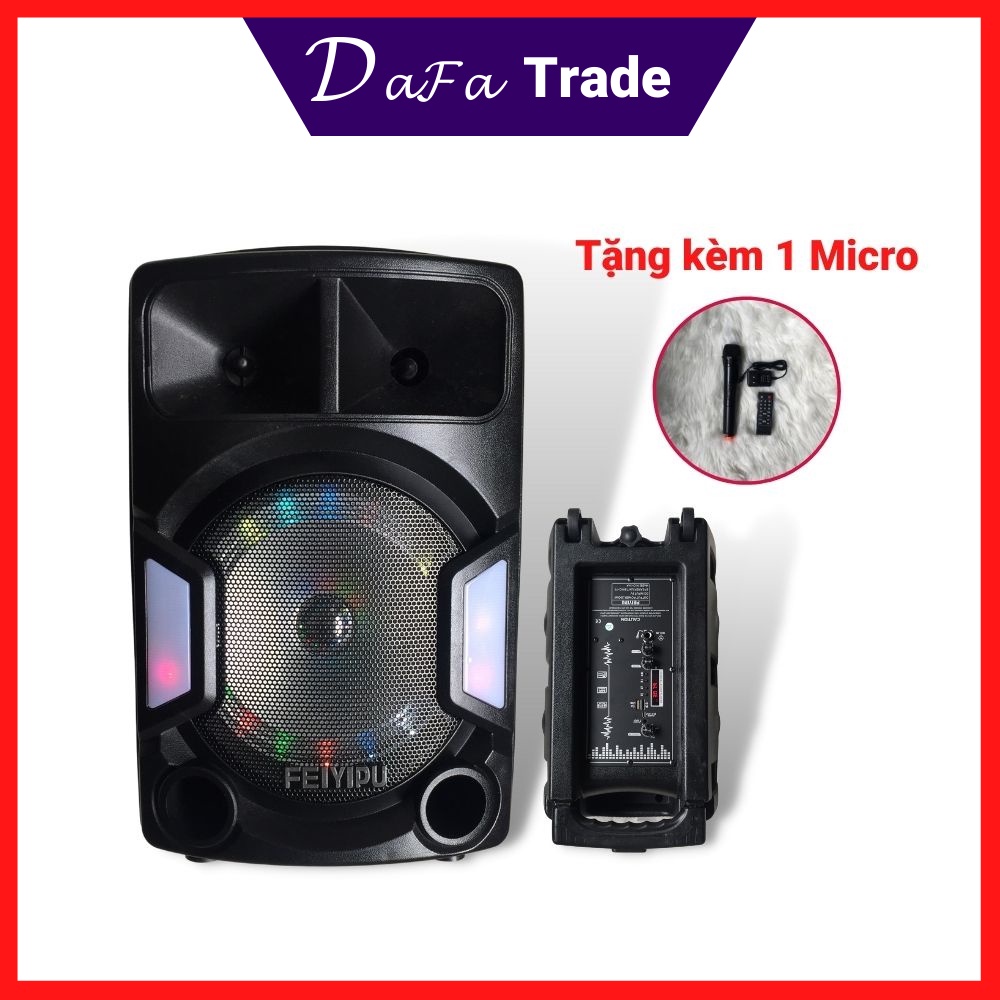 [ Hàng Cao Cấp ] Loa Hát Karaoke Loa Nghe Nhạc Bluetooth ESQ8 Không Dây Kết Nối USB, Thẻ Nhớ Công Suất Lớn