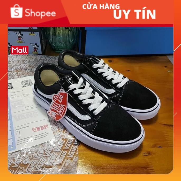 Giày vans old skool 11 Trung da lộn [ full box bill] nam/nữ