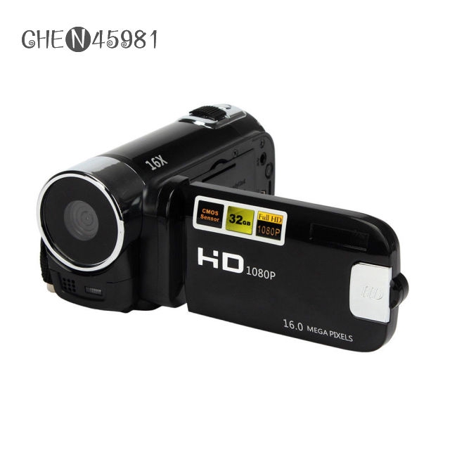 Camera Camcorders, 16MP High Definition Digital Video Camcorder 1080P 2.7 Inches TFT LCD Screen 16X