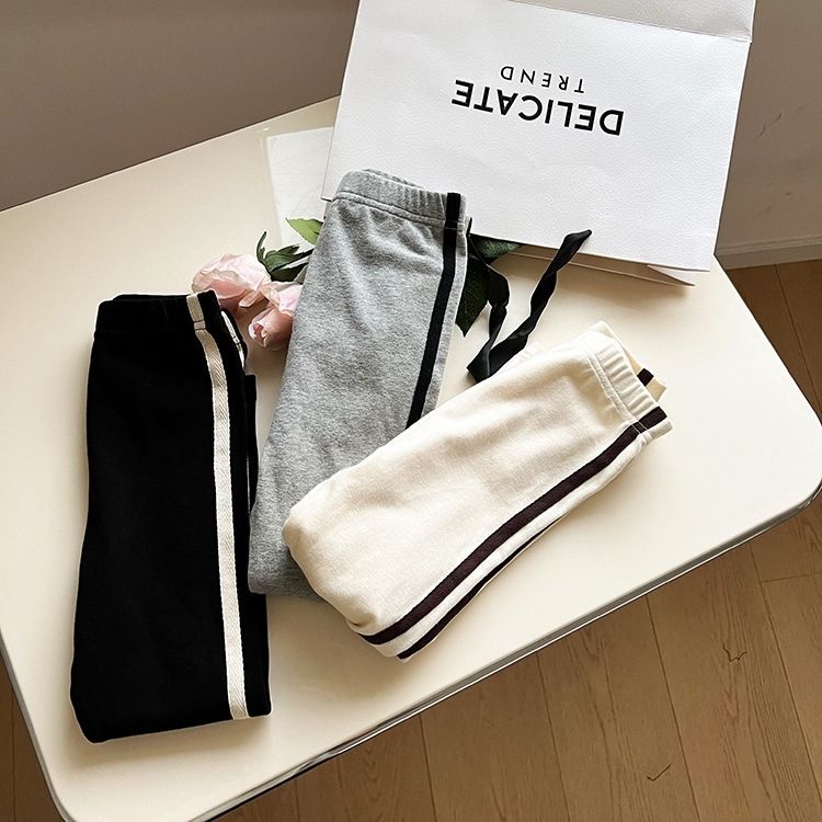 [Hợp Thời Trang Dễ Phối Đồ] Quần Legging Cotton Tinh Khiết Thoải Mái Ôm Dáng Co Giãn Phong Cách Hàn Quốc Mùa Thu Cho Bé Gái