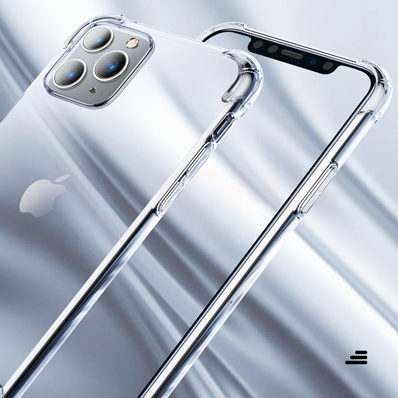 Ốp điện thoại mềm trong suốt bảo vệ chắc chắn cho iPhone 11 12 Mini Pro X Xs Max 7 8 6 6s Plus Xr 5 5s SE 2020 SE2 | BigBuy360 - bigbuy360.vn