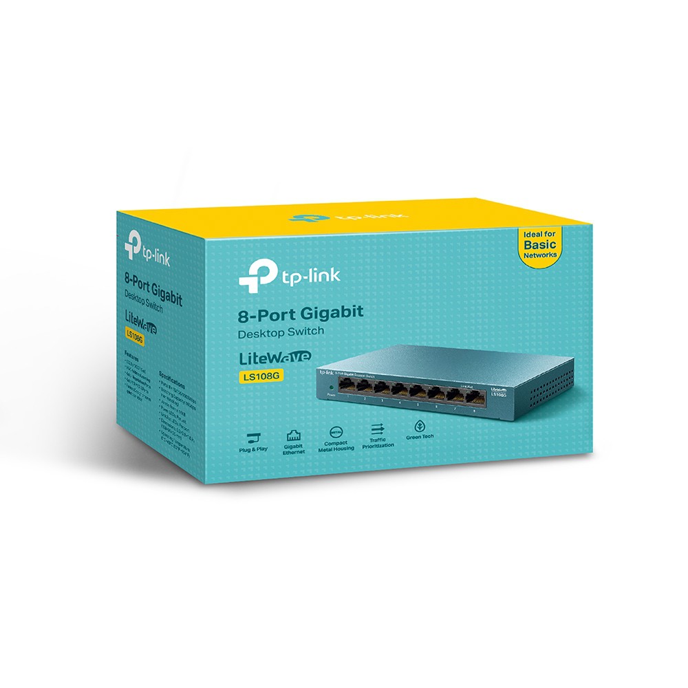 Bộ chia mạng TP-Link LS108G 8 Cổng 10/100/1000Mbps