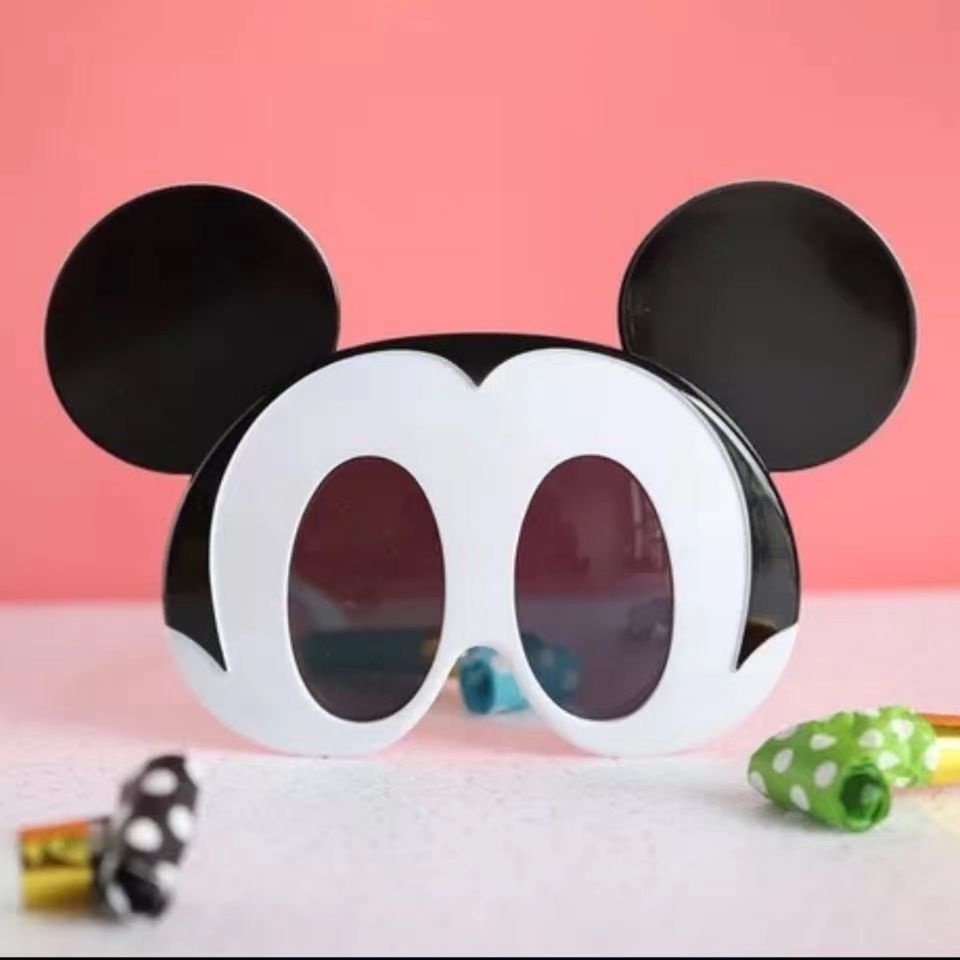 Kính Mát Hình Nơ Minnie Mickey Dễ Thương Vui Nhộn Dành Cho Tiệc Sinh Nhật