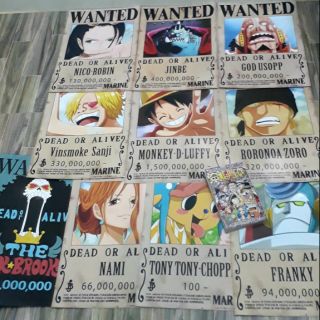 Bộ ảnh truy nã băng Mũ Rơm khổ A3