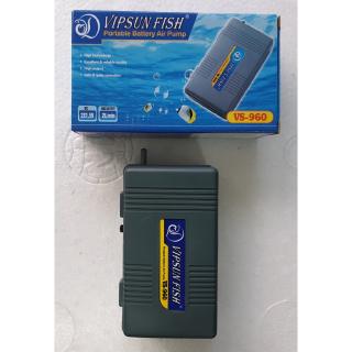 Máy oxy Vs 960 xài pin cho hồ cá