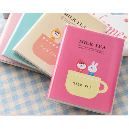 Sổ tay mini MILK TEA độc đáo - Số tay học sinh 69 tờ