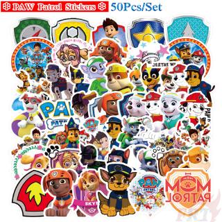 ❉ Hình dán PAW Patrol Series 02 ❉ Set 50 miếng dán trang trí chống nước họa tiết hoạt hình đáng yêu