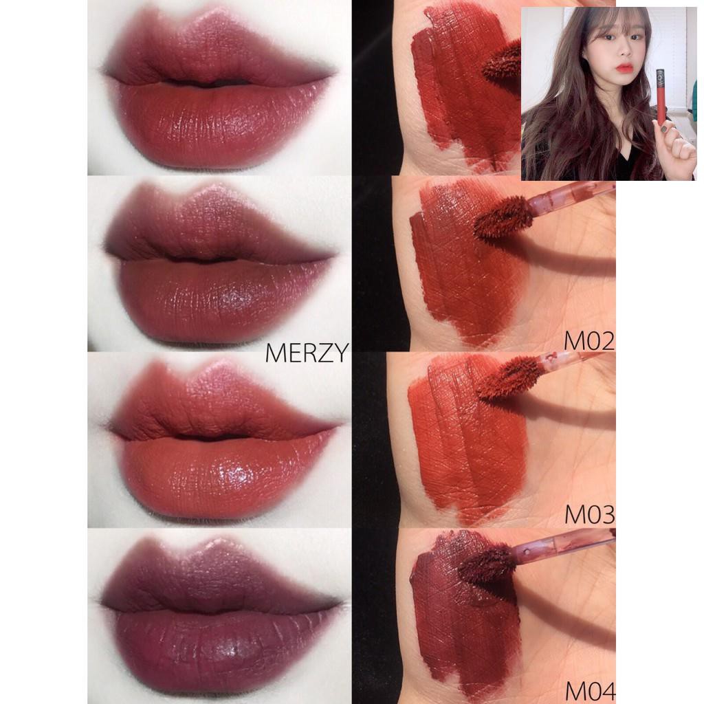 Son Kem Lì Merzy Bite The Beat Mellow Tint M3 Spice Brick | Thế Giới Skin Care