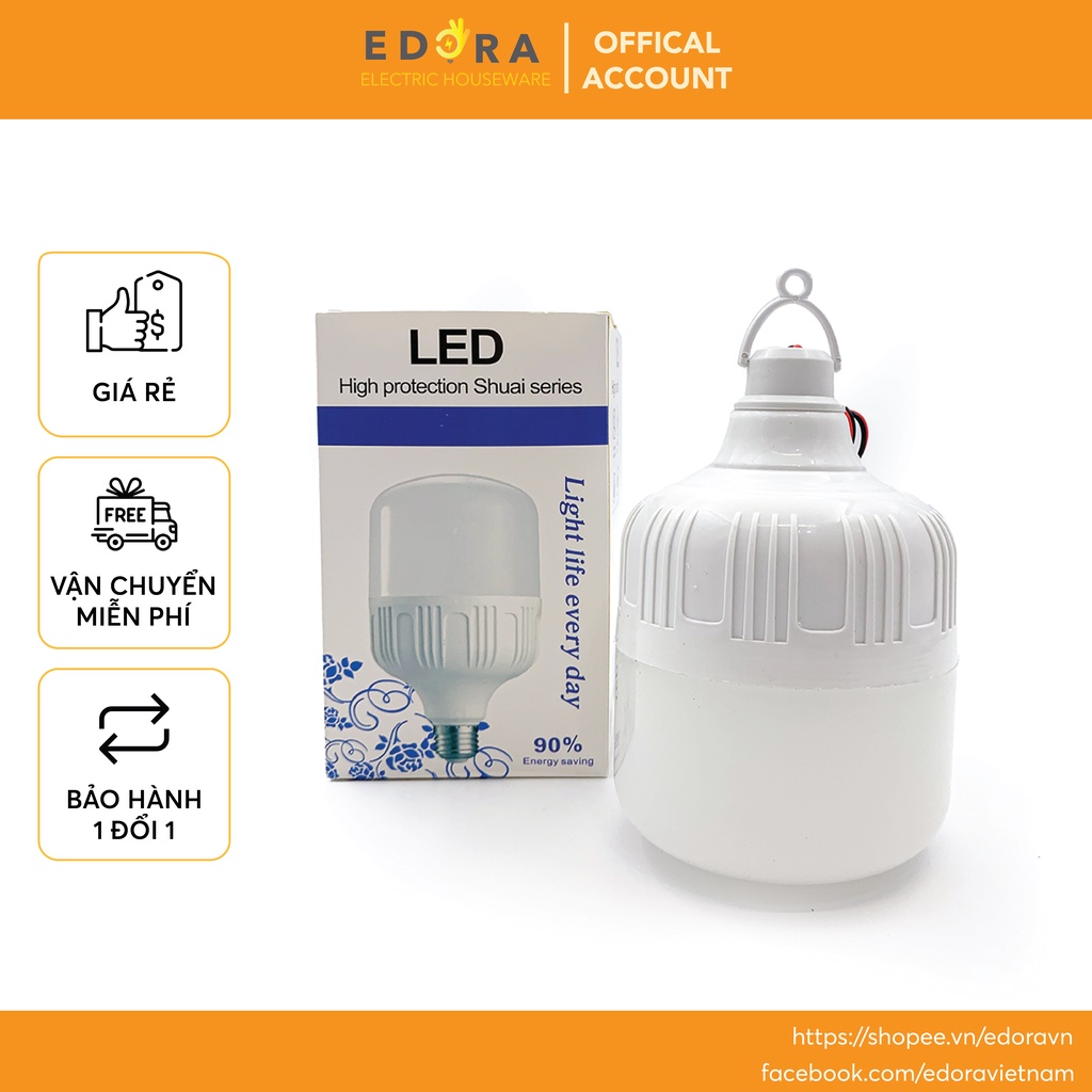 Bóng đèn LED kẹp bình ắc quy có đầu kẹp 12V tiết kiệm 90% điện năng L-05