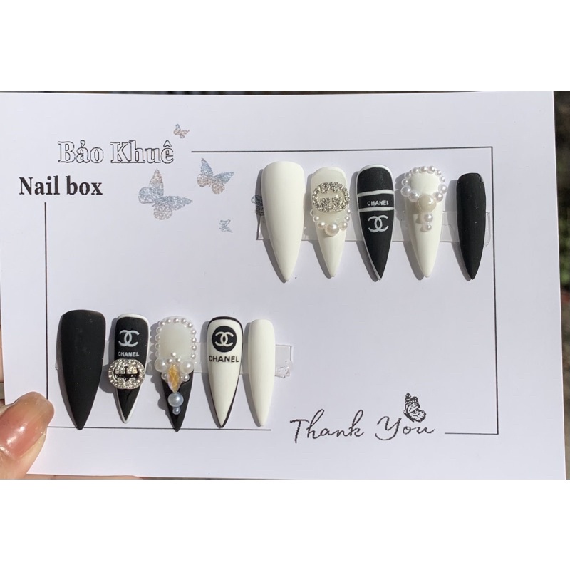 Sticker dán móng , stick nail thương hiệu trang trí móng cực sang chảnh