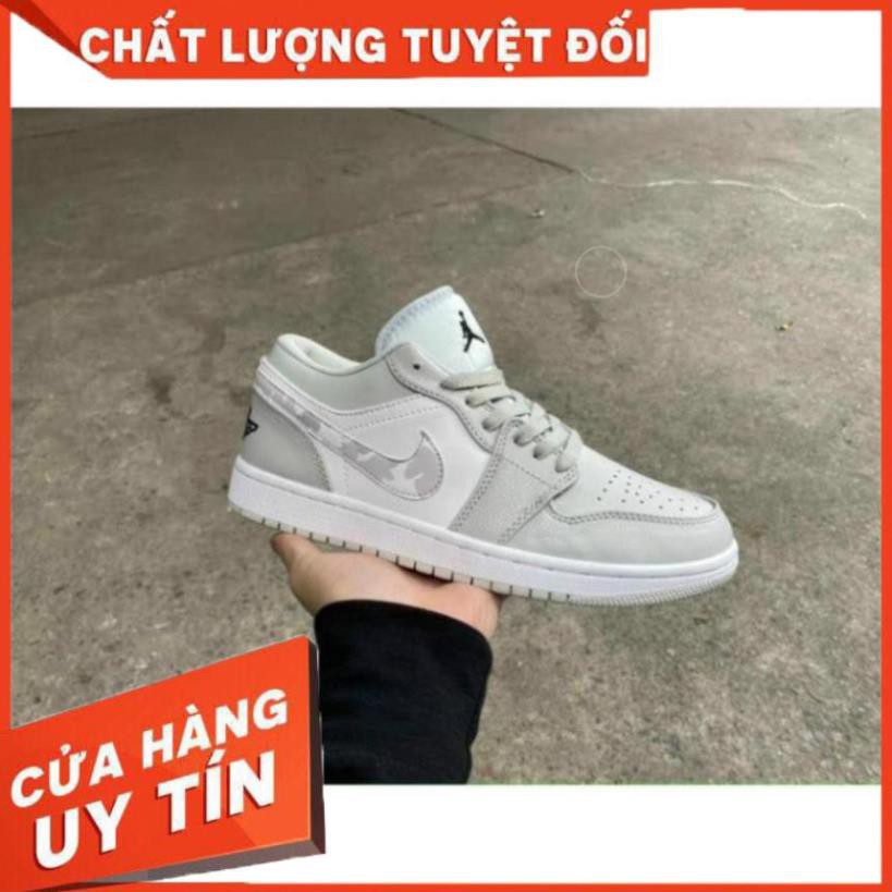 Giày thể thao Air Jordan 1 Low White Camo cổ thấp ảnh thật 100% | BigBuy360 - bigbuy360.vn