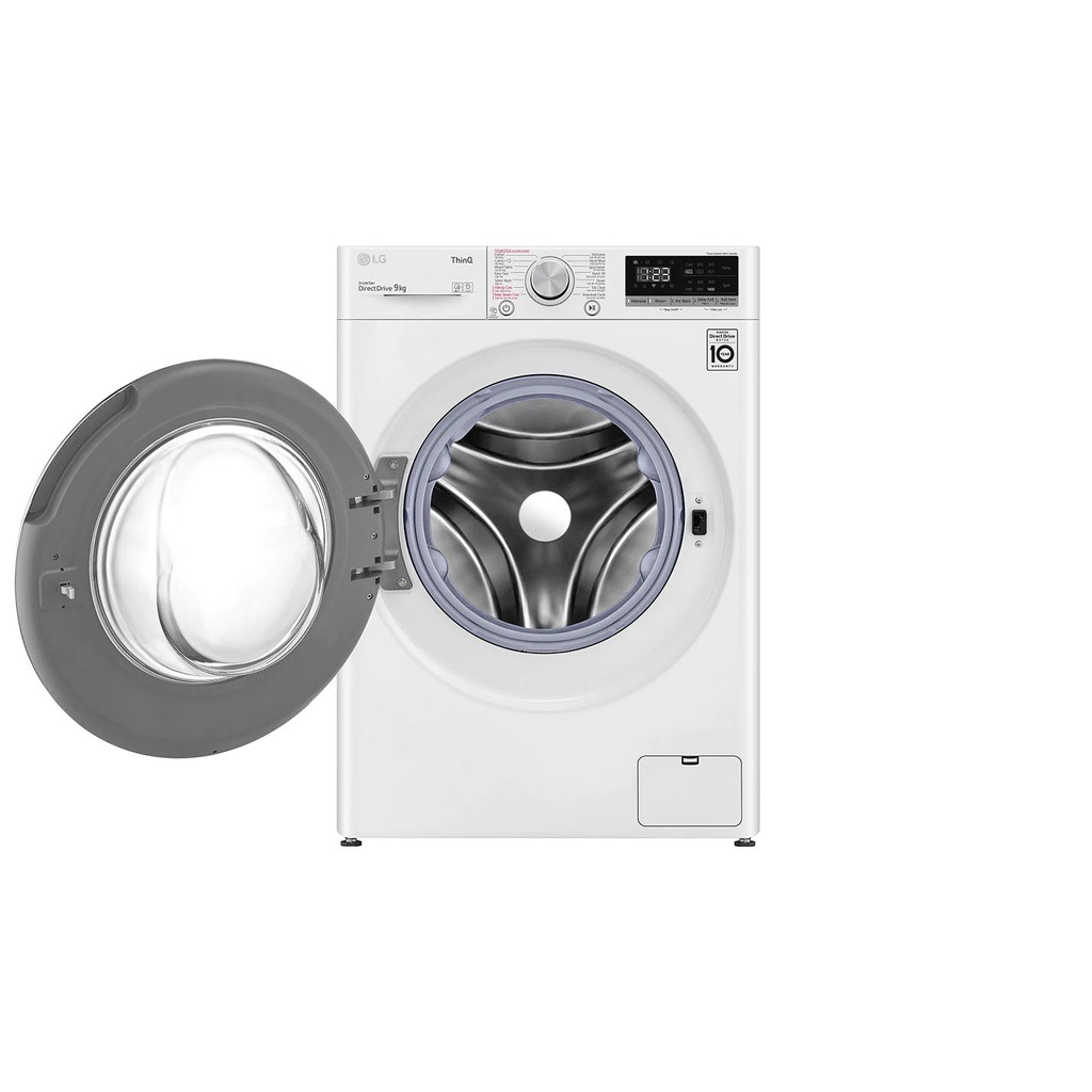 [Mã ELLGMAY giảm 10% đơn 500K] Máy giặt lồng ngang LG AI DD Inverter 9kg (trắng) - FV1409S4W - Miễn phí lắp đặt