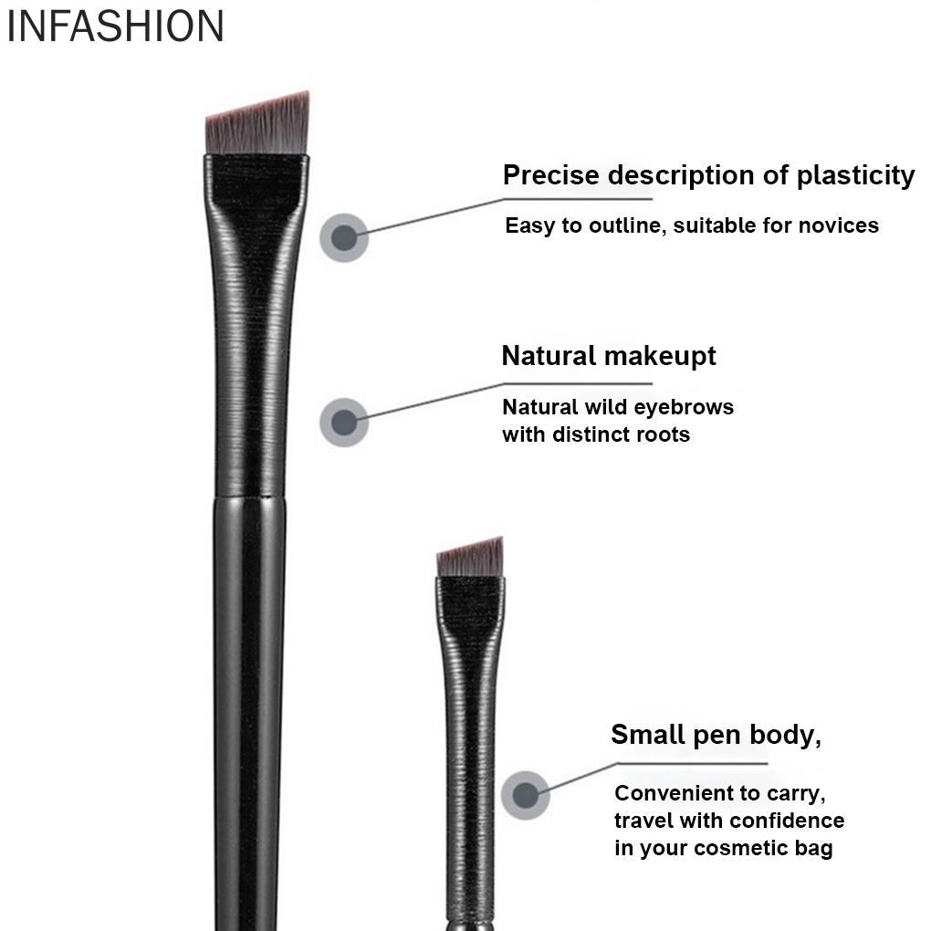 [Hàng mới về] Cọ trang điểm lông mày/kẻ mắt thiết kế nhỏ gọn tiện dụng A101