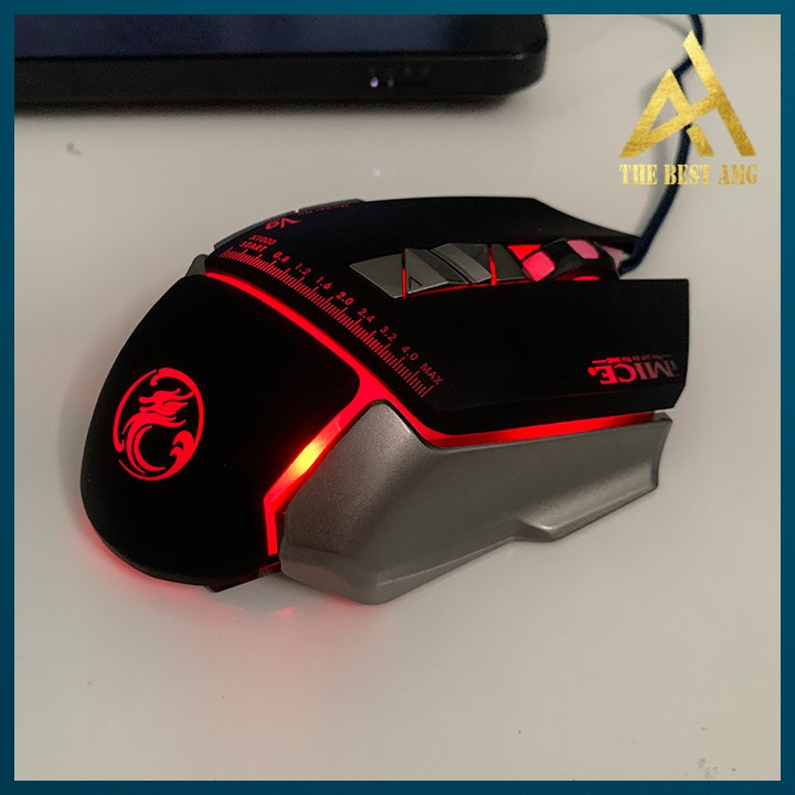 Chuột Gaming Đèn LED Chính Hãng Có Dây Mouse Chơi Game IMICE V9 - Chuột Máy Vi Tính PC Laptop Chuyên Game