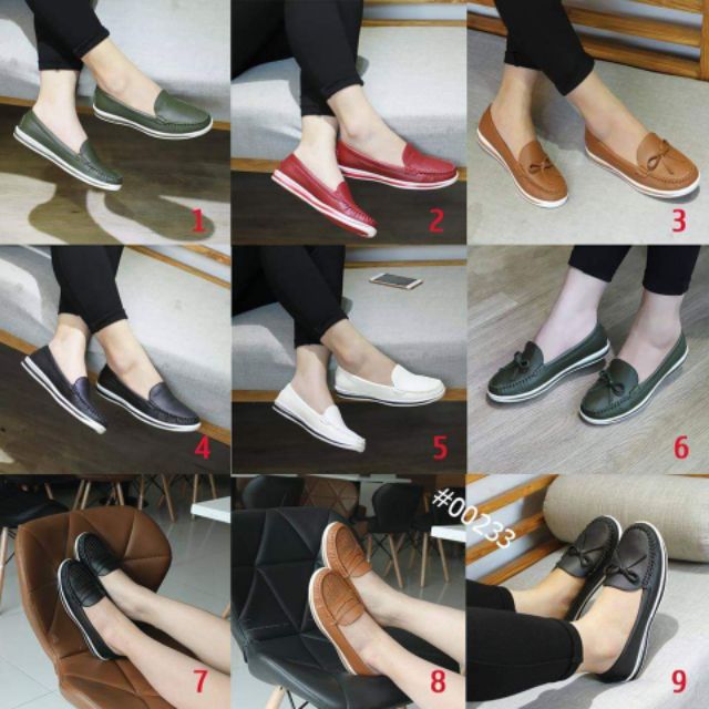 Giày bệt moka basic da bò | BigBuy360 - bigbuy360.vn