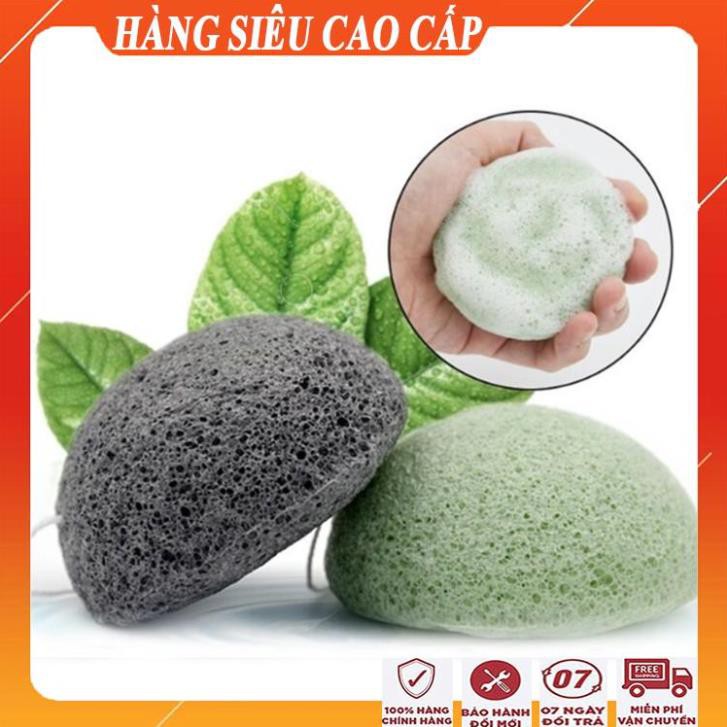 [HÀNG XỊN - FreeShip] Miếng bọt biển rửa mặt tạo bọt thải độc tố/miếng mút rửa mặt đa năng sidumi tẩy da chết cao cấp