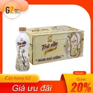 6 chai trà sữa macchiato chai pet 268 ml