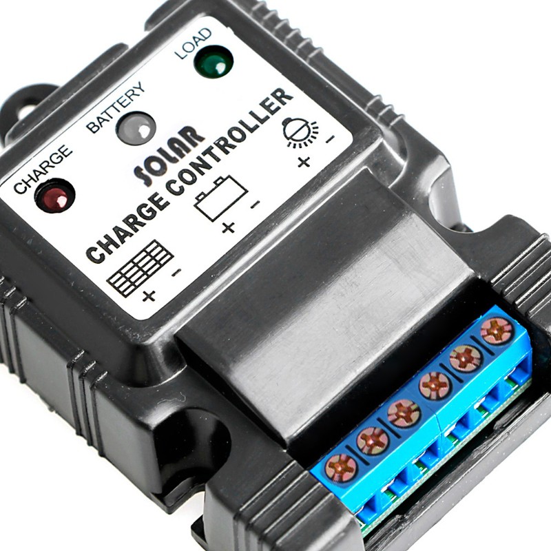 Bộ điều khiển sạc năng lượng mặt trời Cc 6v 12v 10a