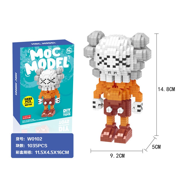 Đồ Chơi Lắp Ráp Lego Nhân Vật Hoạt Hình Kaws