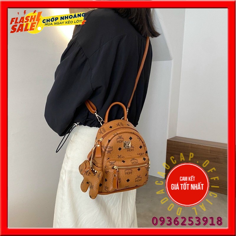 ❤️FREESHIP❤️ Balo MCM mini thời trang màu nâu ❣️Freeship❣️ SHOP dodacaocap