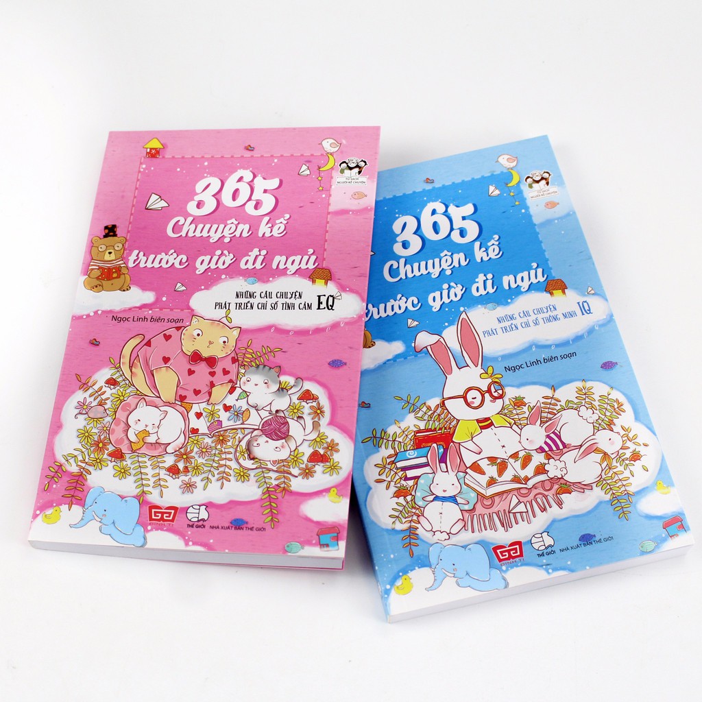 Sách - [ Tặng bookmark] Combo 2 cuốn 365 Chuyện Kể trước giờ đi ngủ