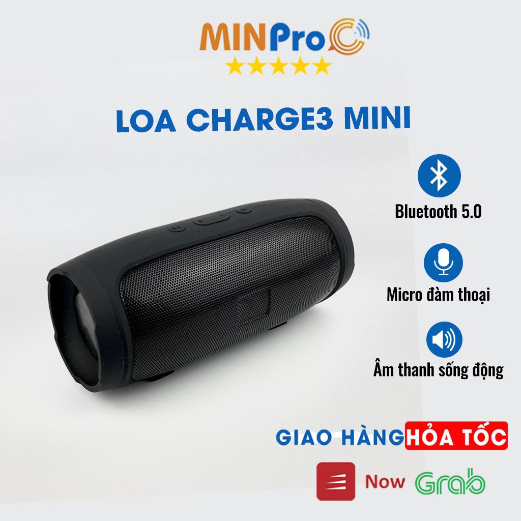 Loa bluetooth mini CHARGE 3 không dây,nghe nhạc,giá rẻ,âm thanh chất lượng MINPRO