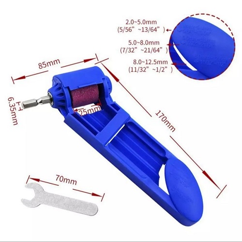 Dụng Cụ Mài Mũi Khoan Kết Nối Với Máy Khoan Phù Hợp Nhiều Size Mũi Khoan Từ 2mm Đến 12.5mm