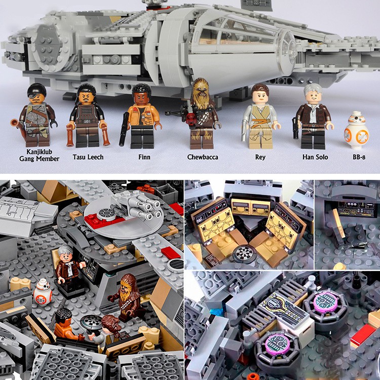 [1381 CHI TIẾT] BỘ ĐỒ CHƠI XẾP HÌNH LEGO TÀU STARWAR CHIẾN TRANH GIỮA CÁC VÌ SAO