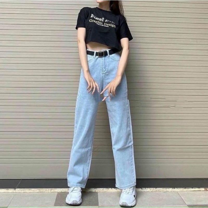 Quần Jeans Suông