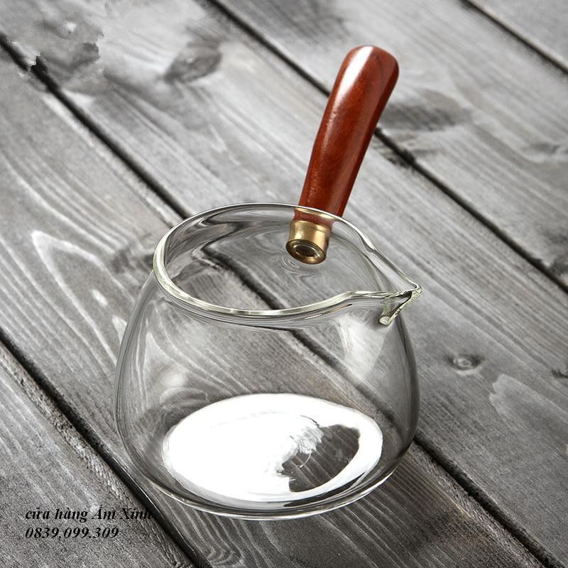 Tống chuyên trà thủy tinh Borosilicate chịu nhiệt cao cấp
