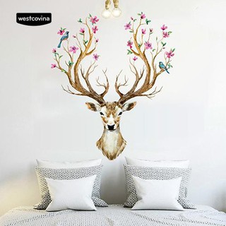 Sticker dán tường hình hươu
